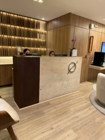 Detalhe da estrutura da clínica Dermacenter
